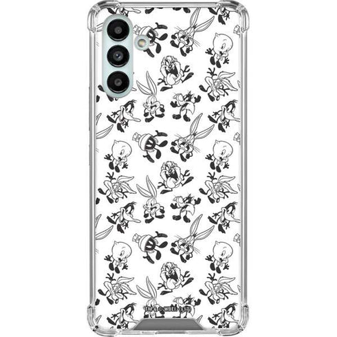 Looney Tunes Big Head Pattern Galaxy A13 5G Clear Case