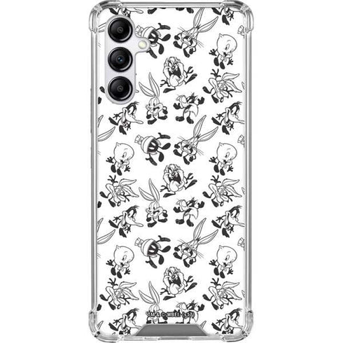 Looney Tunes Big Head Pattern Galaxy A14 5G Clear Case