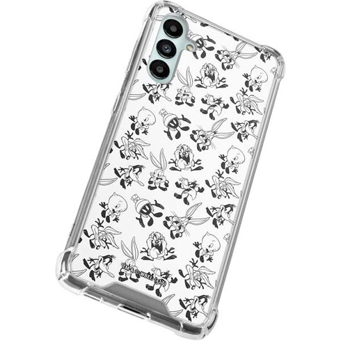Looney Tunes Big Head Pattern Galaxy A15 5G Clear Case