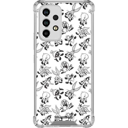 Looney Tunes Big Head Pattern Galaxy A53 5G Clear Case