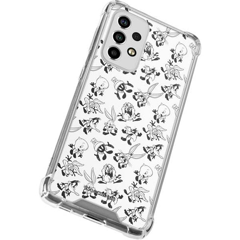 Looney Tunes Big Head Pattern Galaxy A53 5G Clear Case
