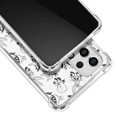 Looney Tunes Big Head Pattern Galaxy A53 5G Clear Case