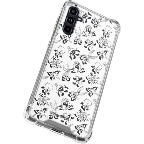 Looney Tunes Big Head Pattern Galaxy A54 5G Clear Case