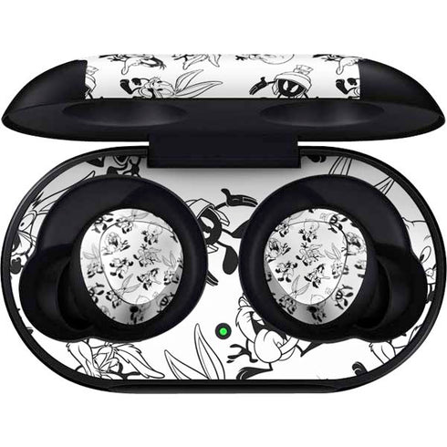 Looney Tunes Big Head Pattern Galaxy Buds Skin