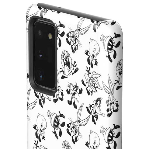 Looney Tunes Big Head Pattern Galaxy Note20 5G Pro Case