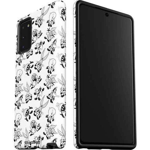 Looney Tunes Big Head Pattern Galaxy Note20 5G Pro Case