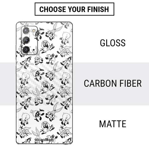 Looney Tunes Big Head Pattern Galaxy Note20 5G Skin