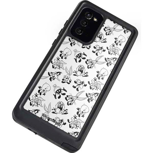 Looney Tunes Big Head Pattern Galaxy Note20 5G Waterproof Case