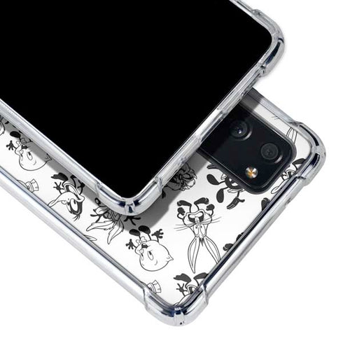 Looney Tunes Big Head Pattern Galaxy S20 FE Clear Case