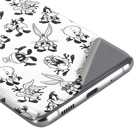 Looney Tunes Big Head Pattern Galaxy S20 Plus Skin