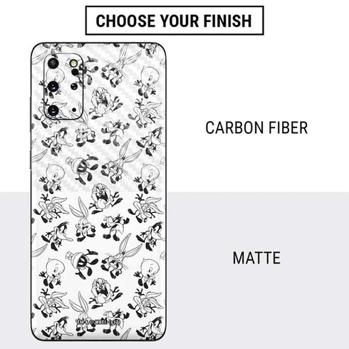 Looney Tunes Big Head Pattern Galaxy S20 Plus Skin