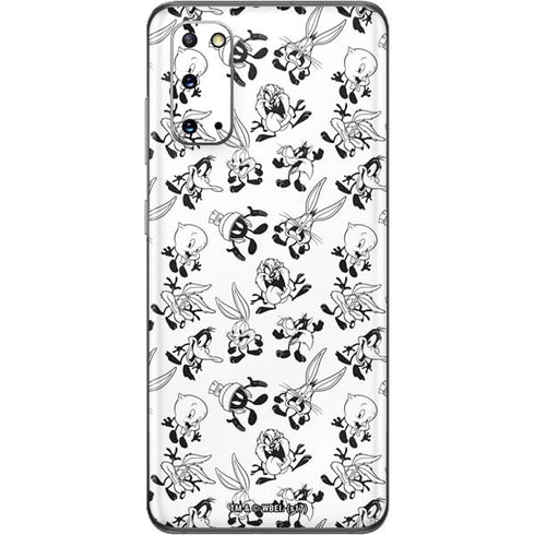 Looney Tunes Big Head Pattern Galaxy S20 Skin