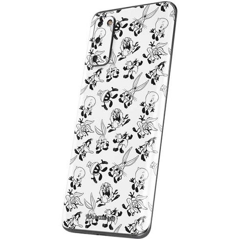 Looney Tunes Big Head Pattern Galaxy S20 Skin