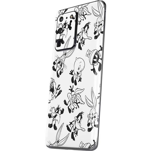 Looney Tunes Big Head Pattern Galaxy S20 Ultra 5G Skin