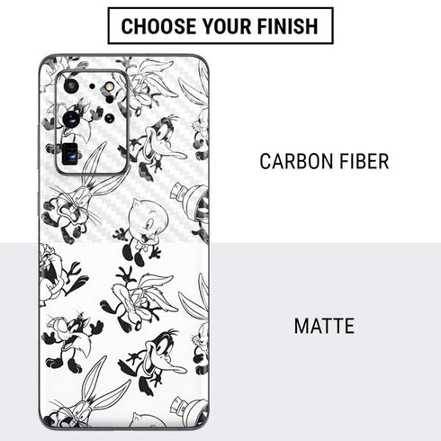 Looney Tunes Big Head Pattern Galaxy S20 Ultra 5G Skin