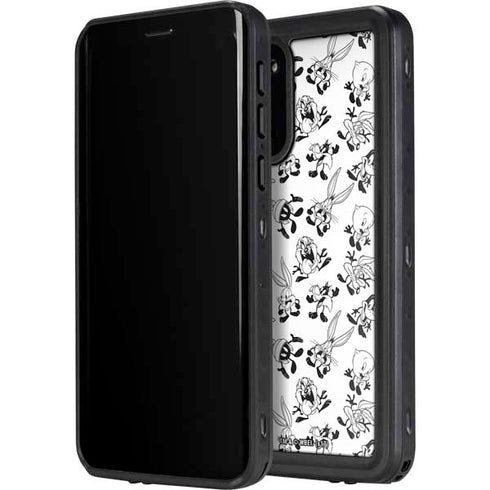 Looney Tunes Big Head Pattern Galaxy S20 Waterproof Case