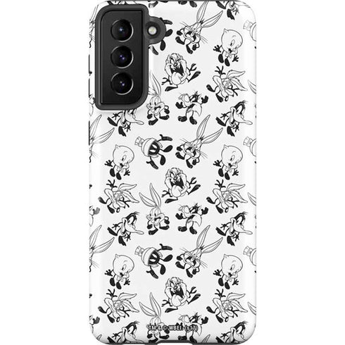 Looney Tunes Big Head Pattern Galaxy S21 FE Pro Case