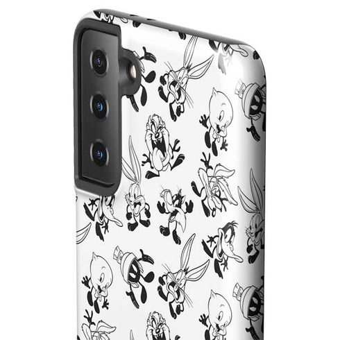 Looney Tunes Big Head Pattern Galaxy S21 FE Pro Case