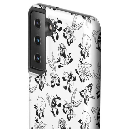 Looney Tunes Big Head Pattern Galaxy S21 Plus 5G Pro Case