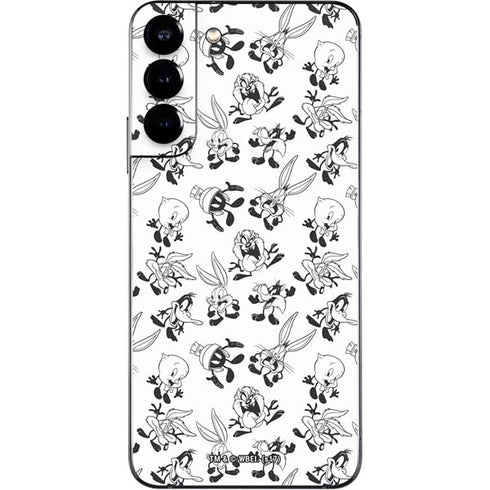 Looney Tunes Big Head Pattern Galaxy S22 Plus Skin