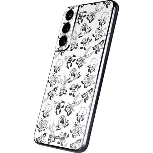 Looney Tunes Big Head Pattern Galaxy S22 Skin