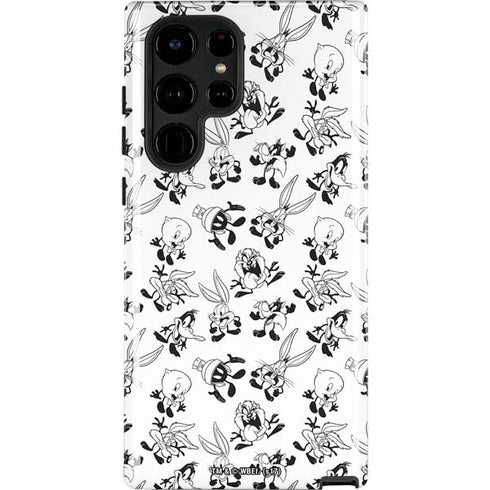 Looney Tunes Big Head Pattern Galaxy S22 Ultra Pro Case
