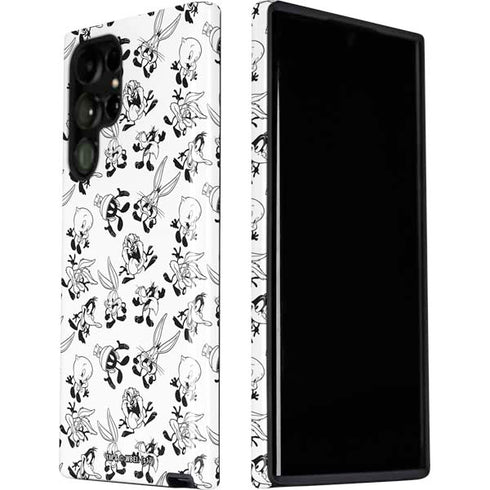 Looney Tunes Big Head Pattern Galaxy S22 Ultra Pro Case