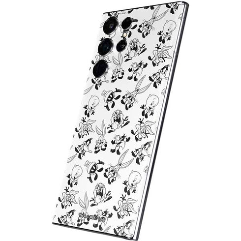 Looney Tunes Big Head Pattern Galaxy S22 Ultra Skin