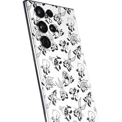 Looney Tunes Big Head Pattern Galaxy S22 Ultra Skin
