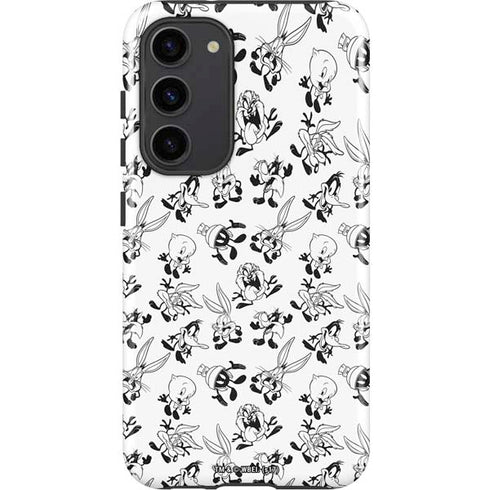 Looney Tunes Big Head Pattern Galaxy S23 Plus Pro Case