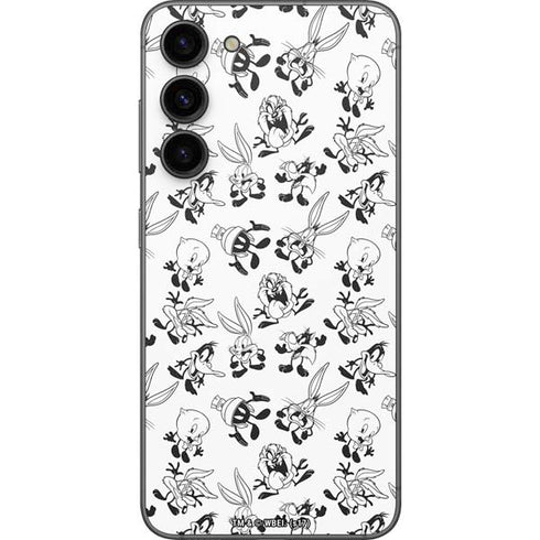 Looney Tunes Big Head Pattern Galaxy S23 Plus Skin