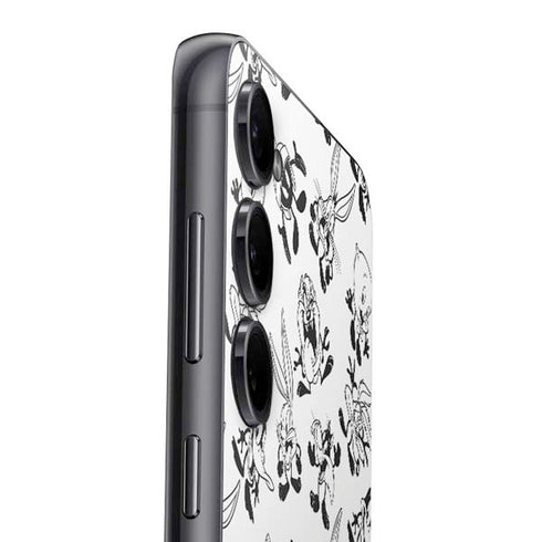 Looney Tunes Big Head Pattern Galaxy S23 Plus Skin