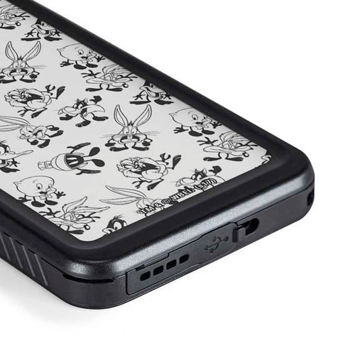 Looney Tunes Big Head Pattern Galaxy S23 Plus Waterproof Case