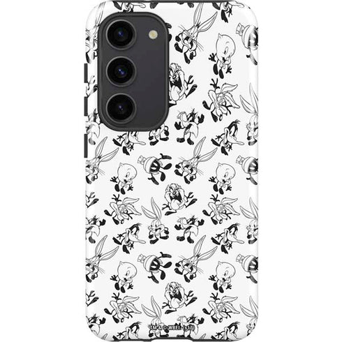 Looney Tunes Big Head Pattern Galaxy S23 Pro Case