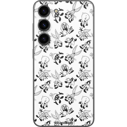 Looney Tunes Big Head Pattern Galaxy S23 Skin