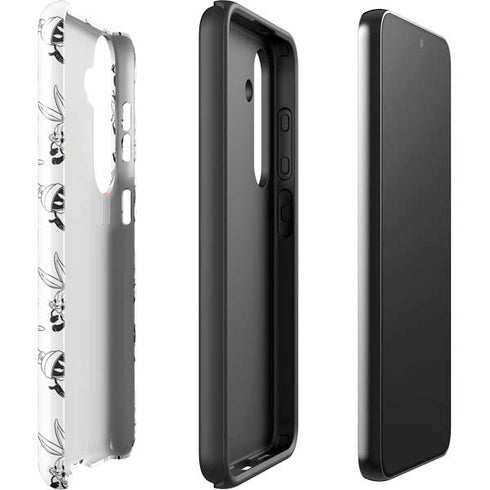 Looney Tunes Big Head Pattern Galaxy S24 Plus Impact Case