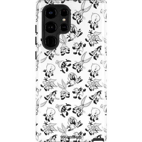 Looney Tunes Big Head Pattern Galaxy S24 Ultra Impact Case