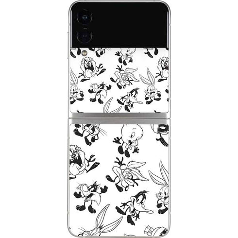 Looney Tunes Big Head Pattern Galaxy Z Flip3 5G Skin