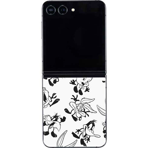 Looney Tunes Big Head Pattern Galaxy Z Flip5 5G Skin