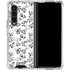 Looney Tunes Big Head Pattern Galaxy Z Fold4 5G Clear Case