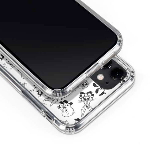 Looney Tunes Big Head Pattern iPhone 11 Clear Case