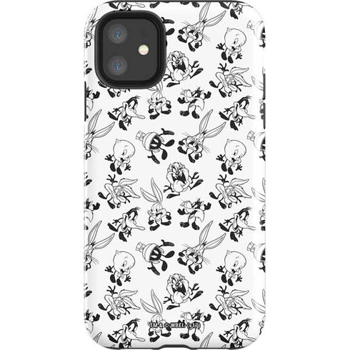 Looney Tunes Big Head Pattern iPhone 11 Impact Case
