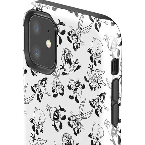 Looney Tunes Big Head Pattern iPhone 11 Impact Case