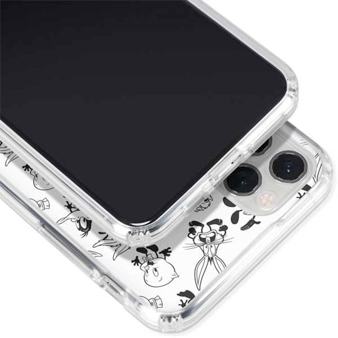 Looney Tunes Big Head Pattern iPhone 11 Pro Clear Case