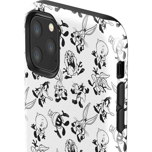 Looney Tunes Big Head Pattern iPhone 11 Pro Max Impact Case