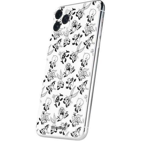 Looney Tunes Big Head Pattern iPhone 11 Pro Max Skin