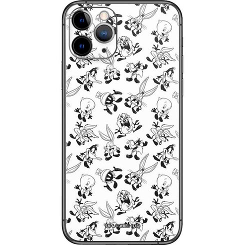 Looney Tunes Big Head Pattern iPhone 11 Pro Skin