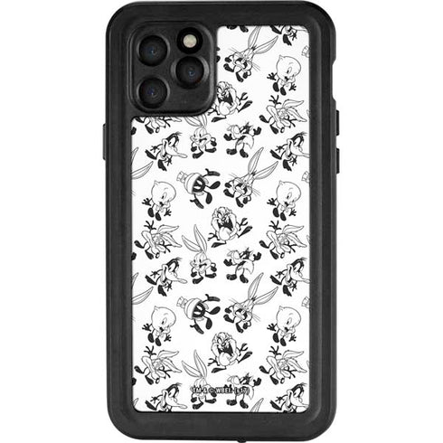 Looney Tunes Big Head Pattern iPhone 11 Pro Waterproof Case