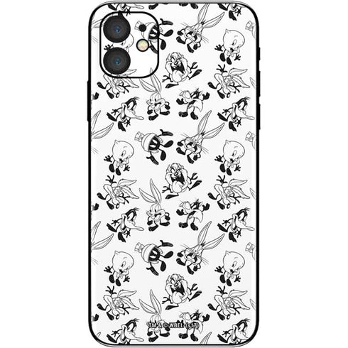 Looney Tunes Big Head Pattern iPhone 11 Skin