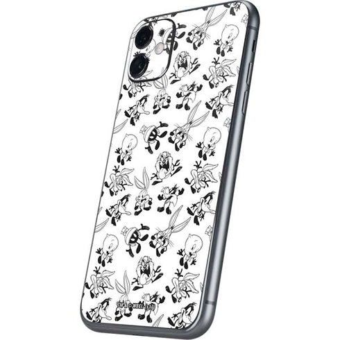 Looney Tunes Big Head Pattern iPhone 11 Skin